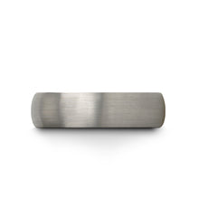 Brushed Silver Band Ring
