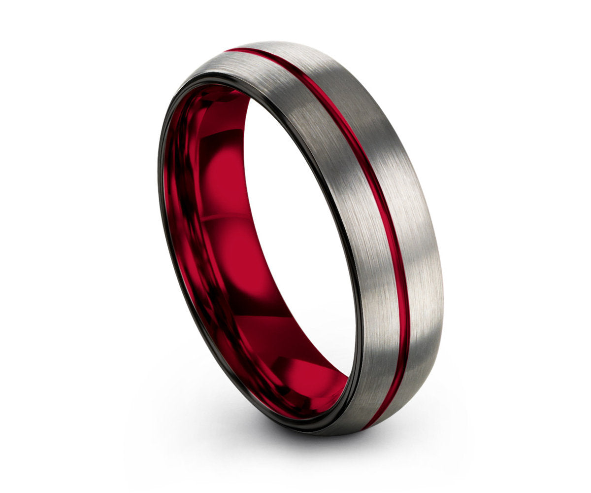 Couple Wedding Rings Titanium Steel Mens Bands&18KGP Womens Promise Rings  Set | eBay