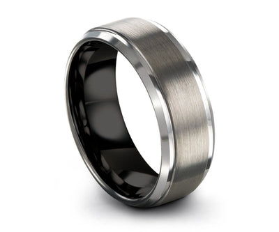 Promise Ring for Men and Women | Tungsten Wedding Band | His & Hers Jewelry | Rings for Men | Rings for Women